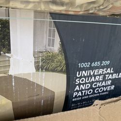 Cover Big Table And Chairs 