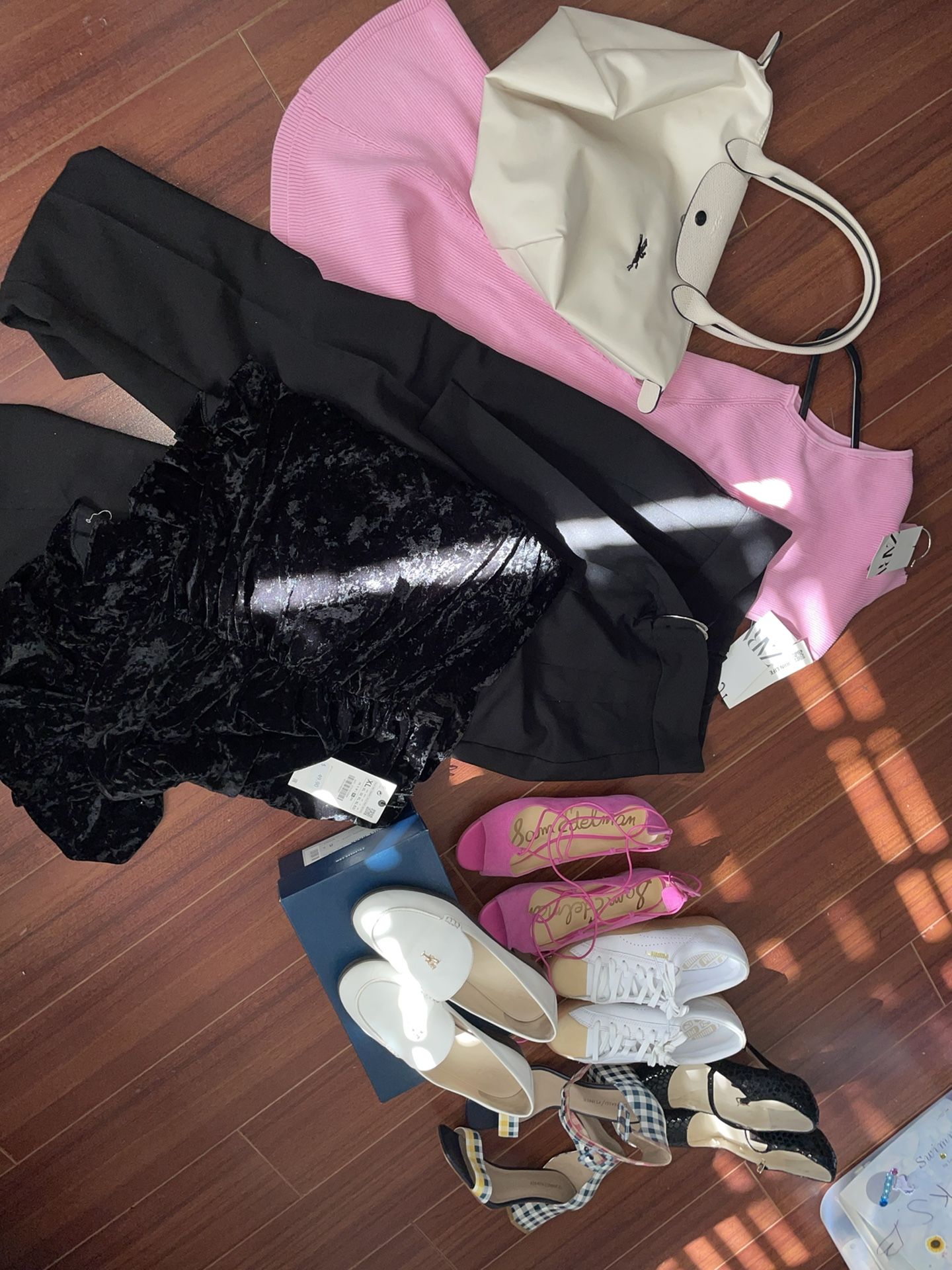 Lot Of Size 8 Women’s Clothes And Shoes New And Like New 