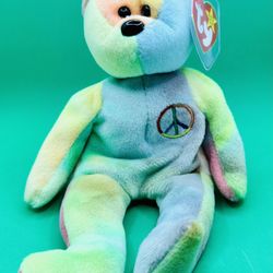 Ty Beanie Babies | Peace the bear | Original With Tag | 1996