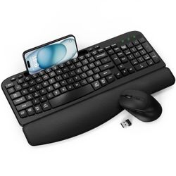 WIRELESS-KEYBOARD-AND-MOUSE-COMBO,-WAVE-KEYS-FULL-SIZED-ERGONOMIC-KEYBOARD