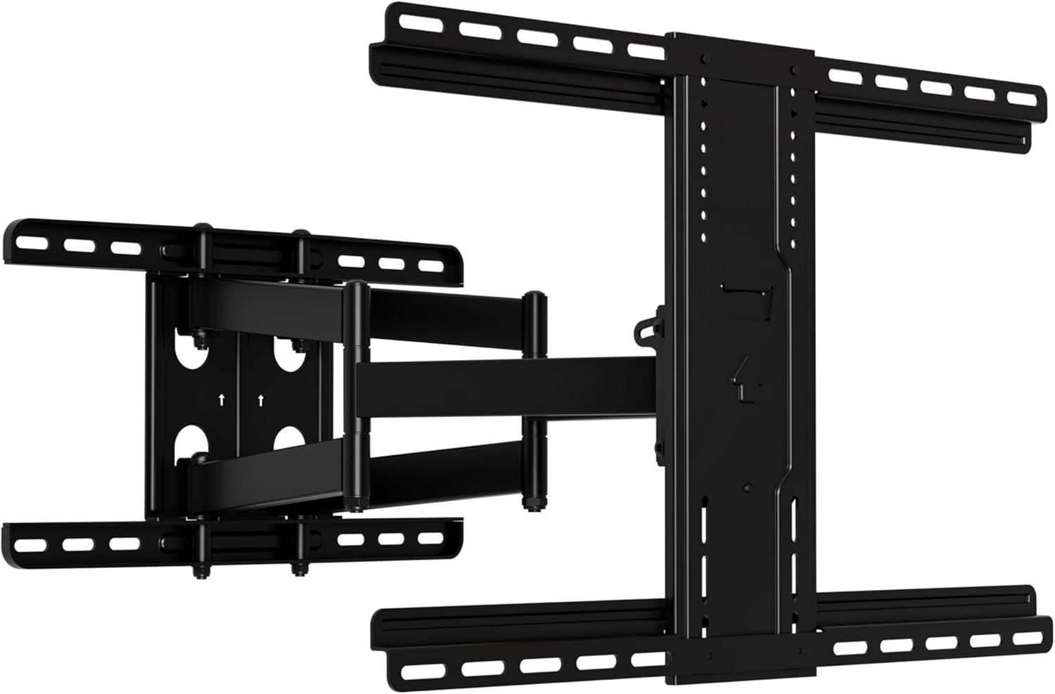 SANUS Premium Full Motion TV Mount for 42"-90" TVs - Sturdy & Smooth Extension, Swivel and Tilt for Big TVs - Universal Design Fits Samsung