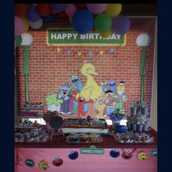 Sesame Street Birthday Banner 