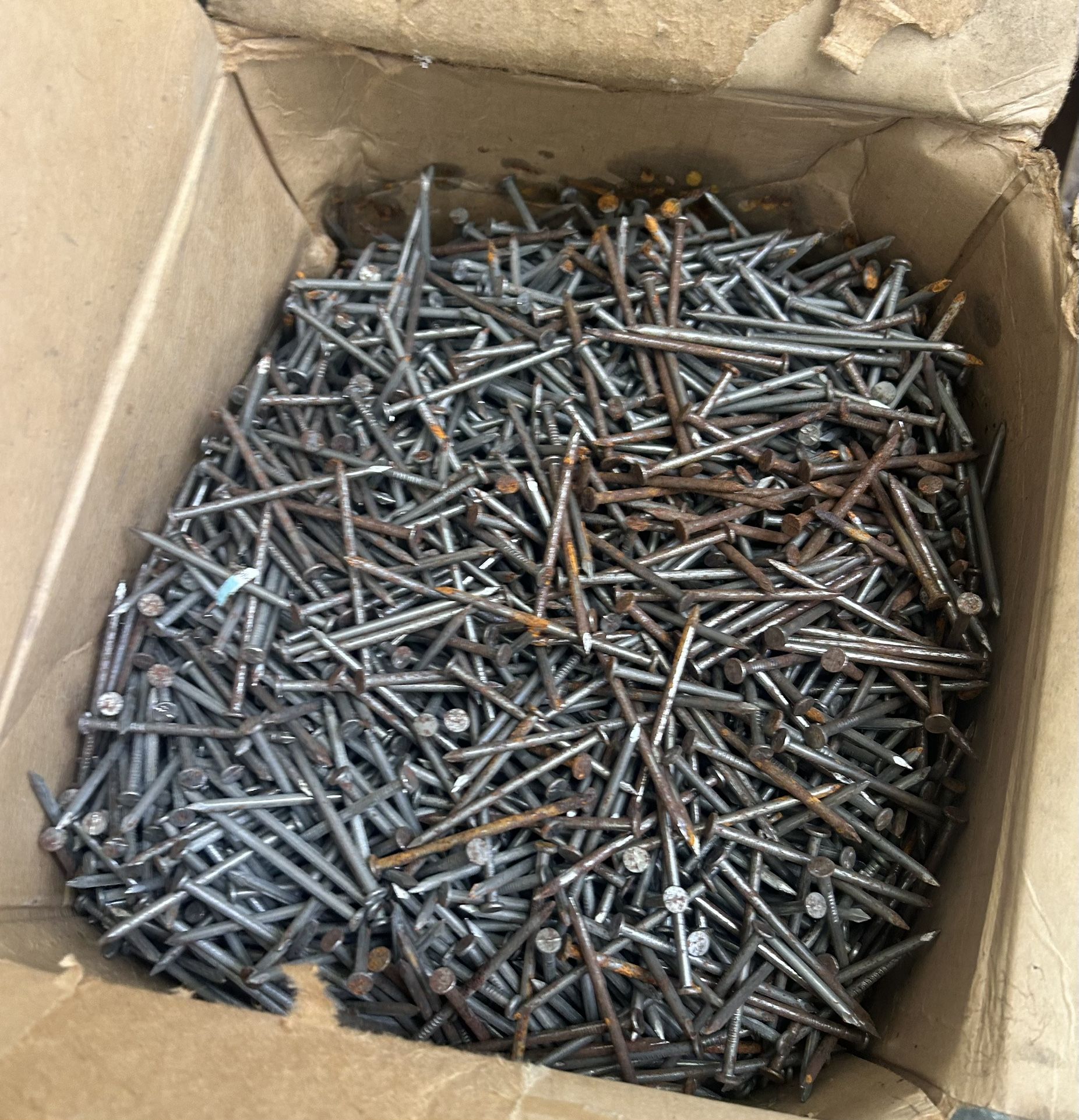 50 lbs #8 common nails. Brand New In Box.