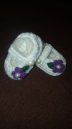 Zapatitos a crochet