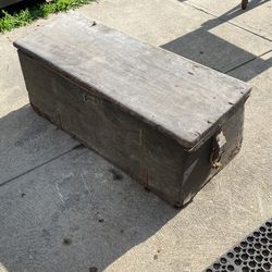 Antique wooden box