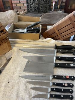 maler forurening Massakre WUSTHOF Trident Knife Set for Sale in San Diego, CA - OfferUp
