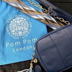 Pom Pom London Special Edition Coronation City Bag - Royal Blue