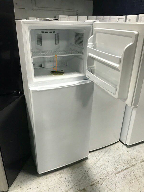 Apartment-Size White Refrigerator