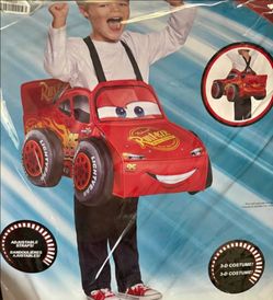 Disney Pixar Lightning McQueen 3D Costume size small