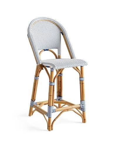 Serena and Lily Riviera Rattan Counter  Stools - Barstools 