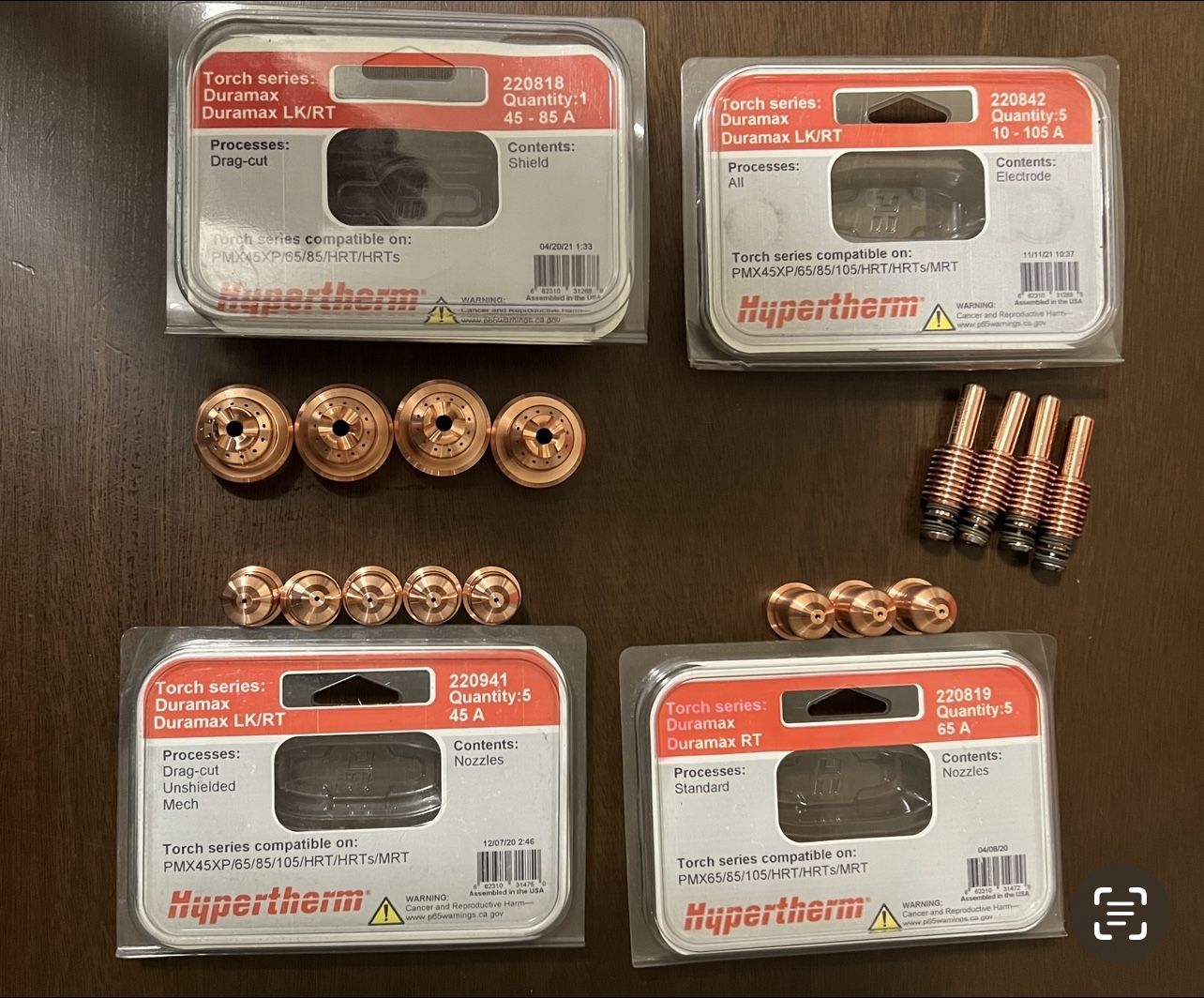 Hypertherm : Shield, Electrode & Nozzles