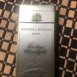 5 Vintage/ Collection Benson Hedges Small Packs