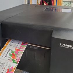 Primera lx2000 color roll label printer and rewinder