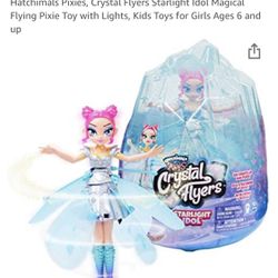 HATCHIMAL CRYSTAL FLYER SKY BLUE - NEW But Opened - RETAIL $40