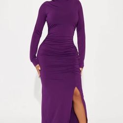 Purple Maxi Fashion Nova Dress 