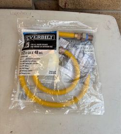 Everbilt Gas Dryer Connector Kit 1/2 IN OD x 48 New