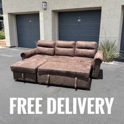 Sectional Couch/Bed/Storage (FREE DELIVERY)