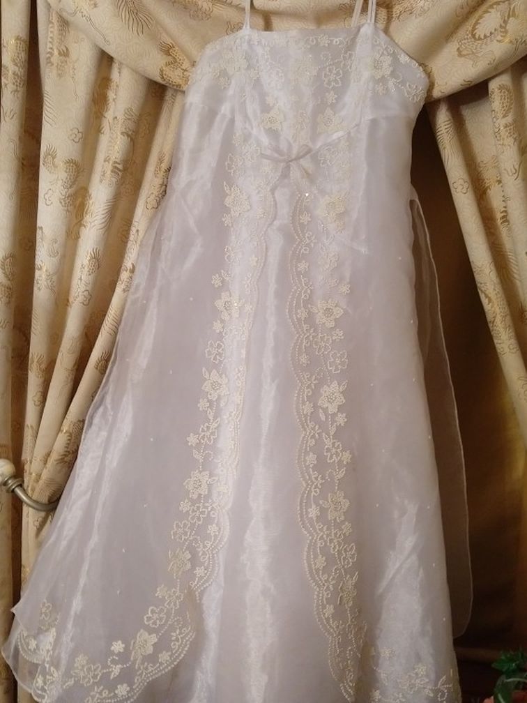Flower Girl Or Bridesmaid Dress Girls Size 10-12