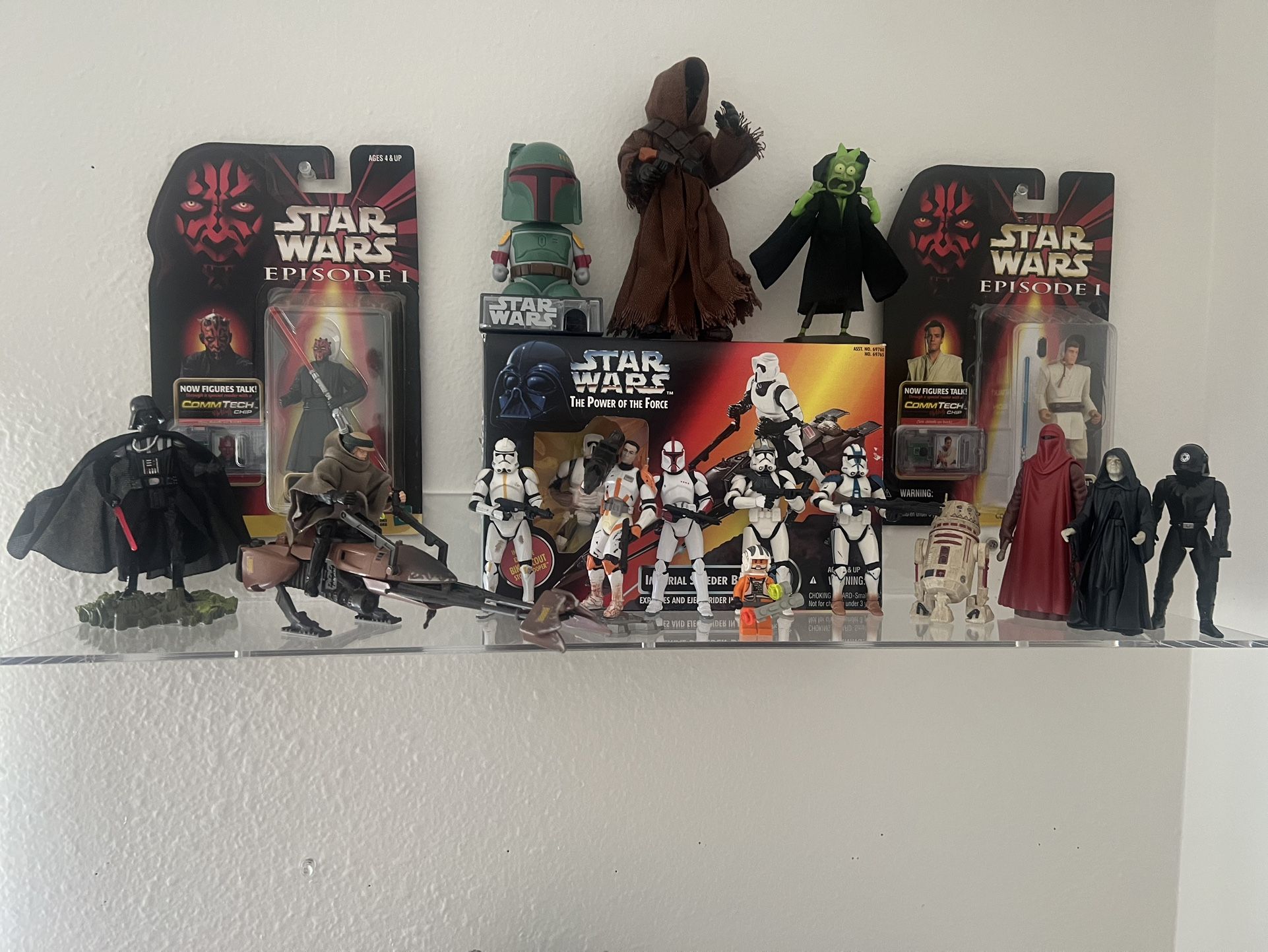 Star Wars Lot Ships/vehicles/figures