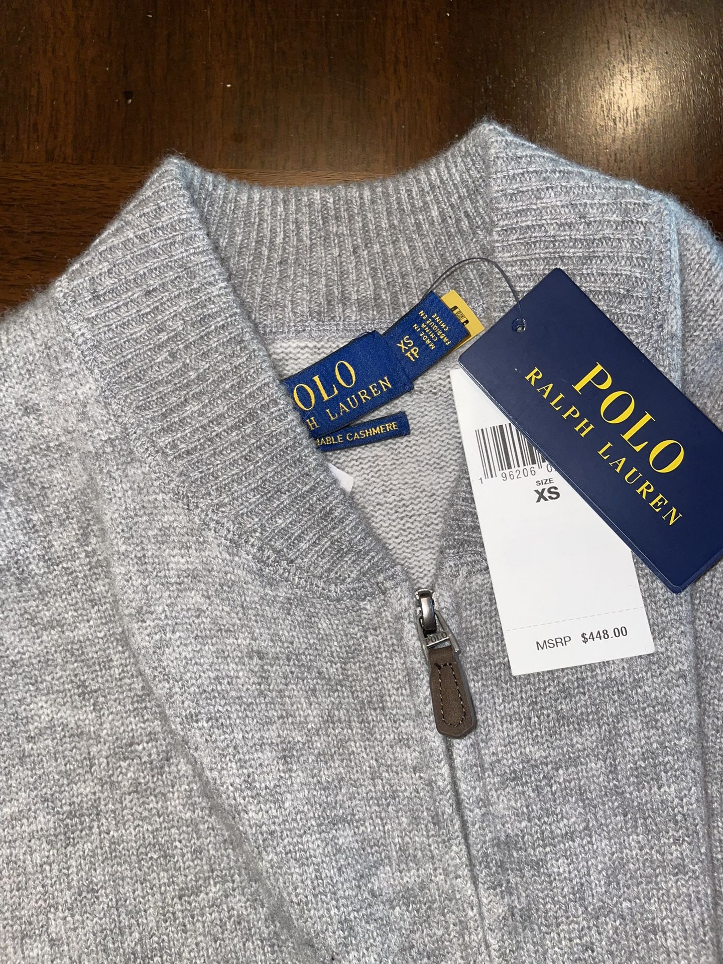 Polo Ralph Lauren Zipped Knit Cashmere Cardigan