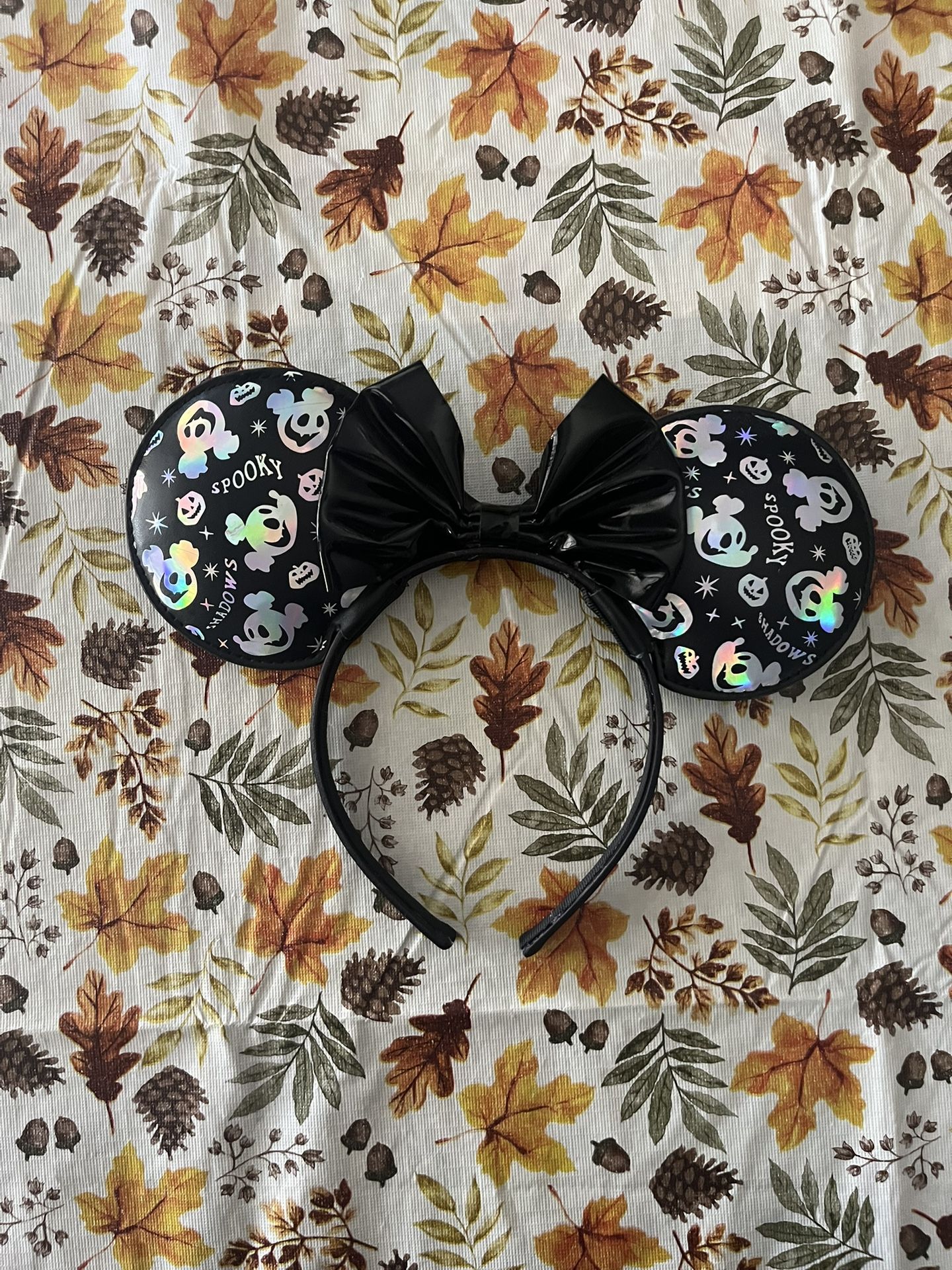 Handmade Spooky Minnie Ears 🎀👻