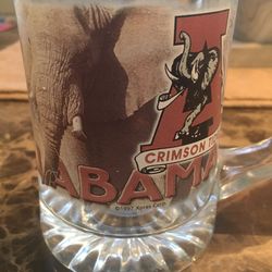 Vintage ALABAMA Glass Mug