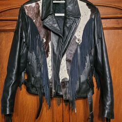 Verducci Leather Jacket s38