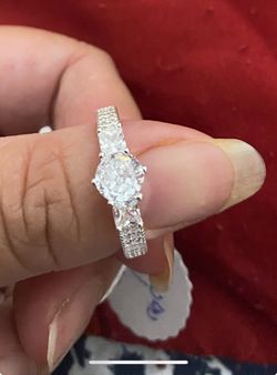 Real 925 Sterling Silver Wedding Ring Size 8