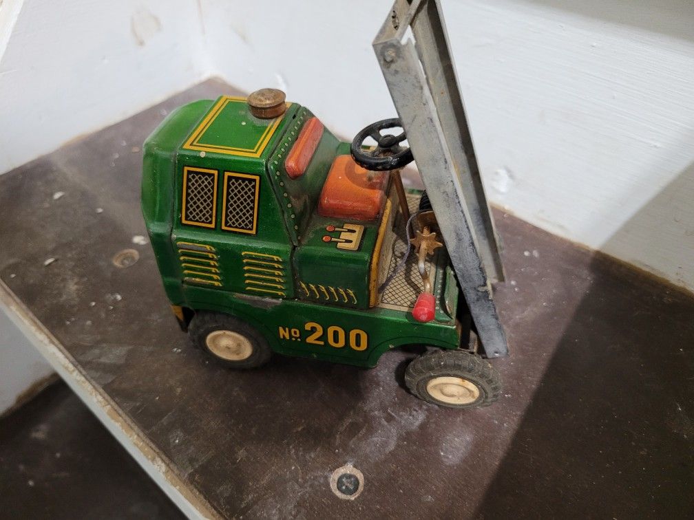 Vintage Fork Lift Toy