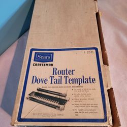 Craftsman Router Dove Tail Template 