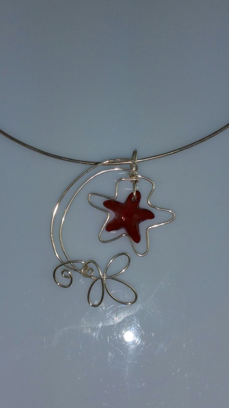 Handmade Wire Art Necklace