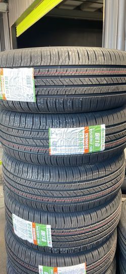 4 NEW 2355018 TIRES TIRE INSTALL BALANCD