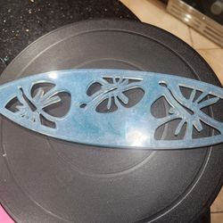 11.5 in blue surfboard with flowers, other variations available 