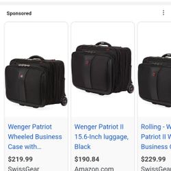 Swiss Travel Work Bag, Rolling Bag