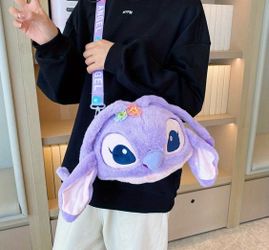 Stitch plush bag, new