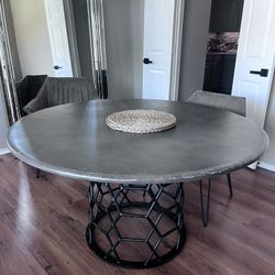 Stone Grey Dining Table 