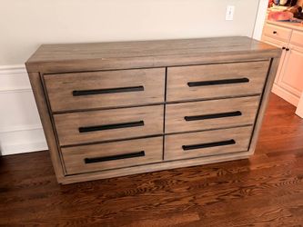 Distressed Gray Dresser
