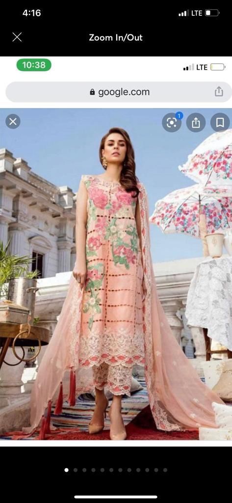 New 3 piece xl charisma laxauary Pakistani dress