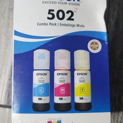 EPSON T502 EcoTank Ink Ultra-high Capacity Bottle Color Combo Pack (T502520-S) for select Epson EcoTank Printers, Medium
