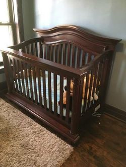 Crib and dresser