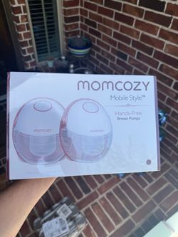 Momcozy Breast Pump Hands Free Mobile Style M6Wearable Breastfeeding Pump DoubleFit Flange9lvls 2pk