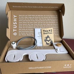 TUSHY Classic 2.0 Bidet White / Bamboo & Box