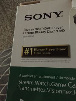 Sony Blue ray player