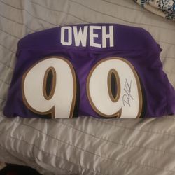 Oweh Autographed Jersey Replica
