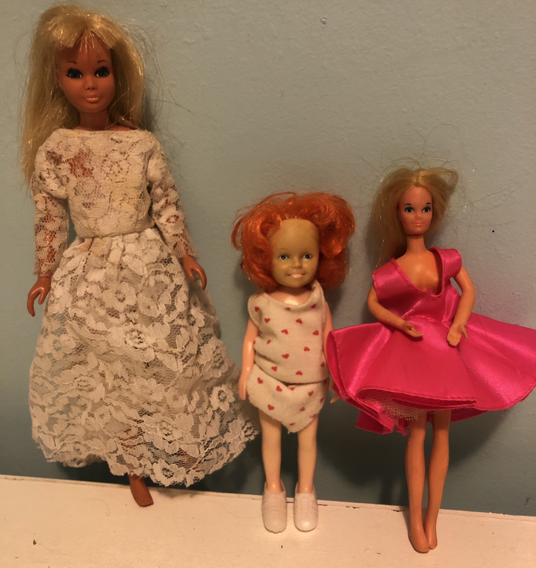 Barbie, Skipper, Annie (3) Doll Set