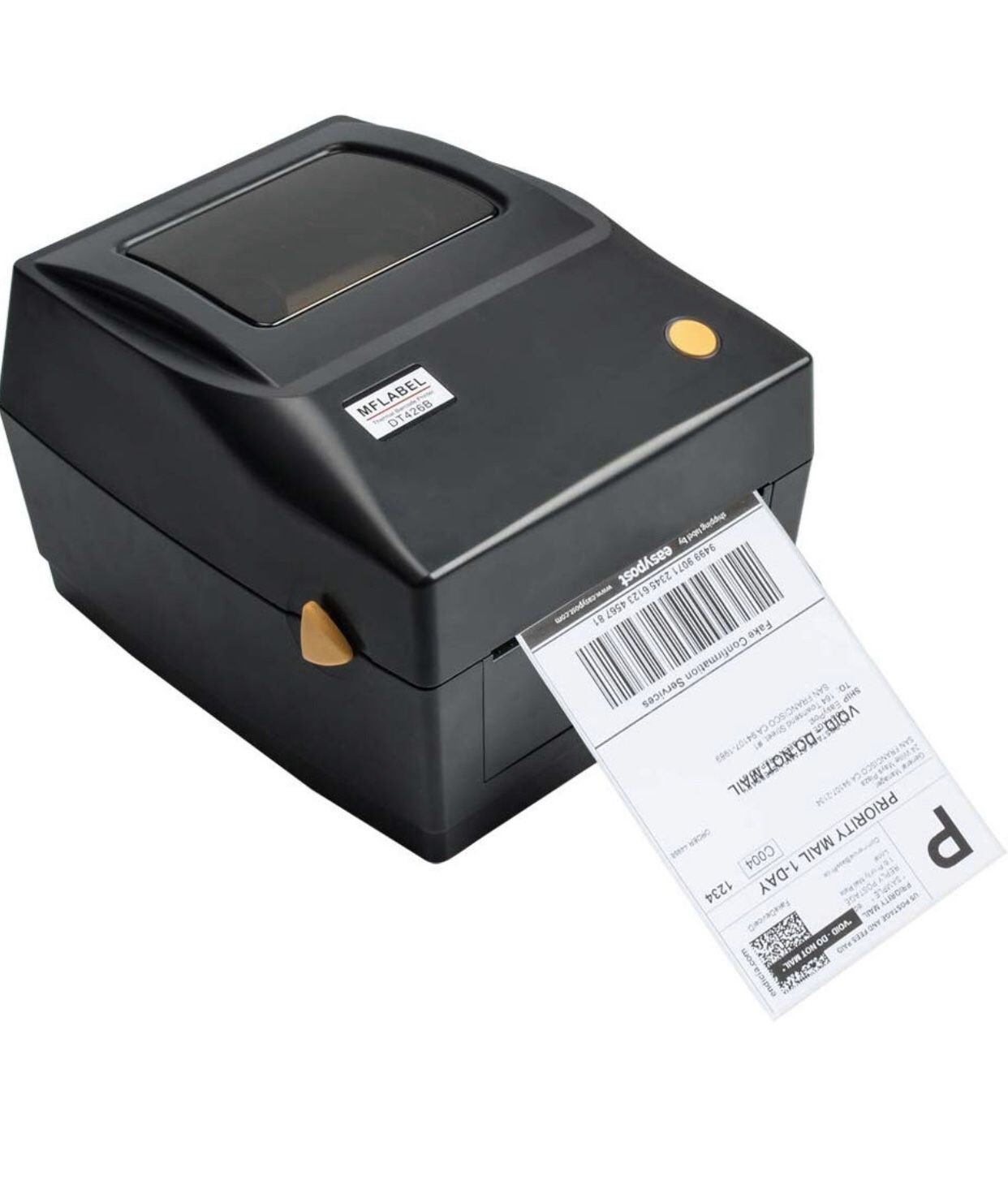 BRAND NEW Shipping Label Printer, Commercial Grade Roll & Fanfold Direct Thermal Label Printer, Compatible with Amazon, Ebay, PayPal, Etsy, Shopify U