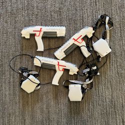 Set Of 3 LASER X Laser Guns 
