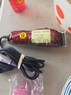 Andis Envy Hair Clipper Red Corded