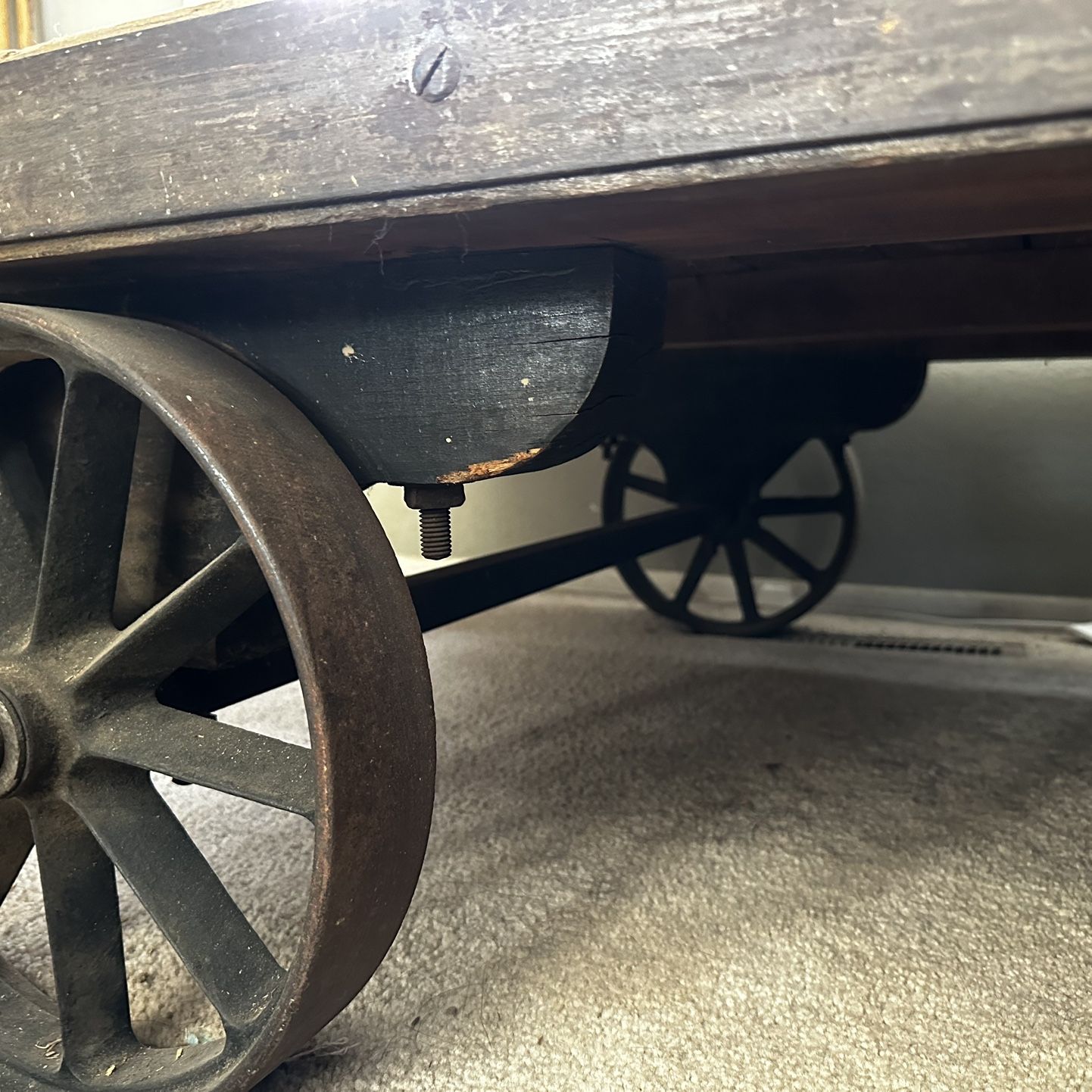 Antique Factory Cart 