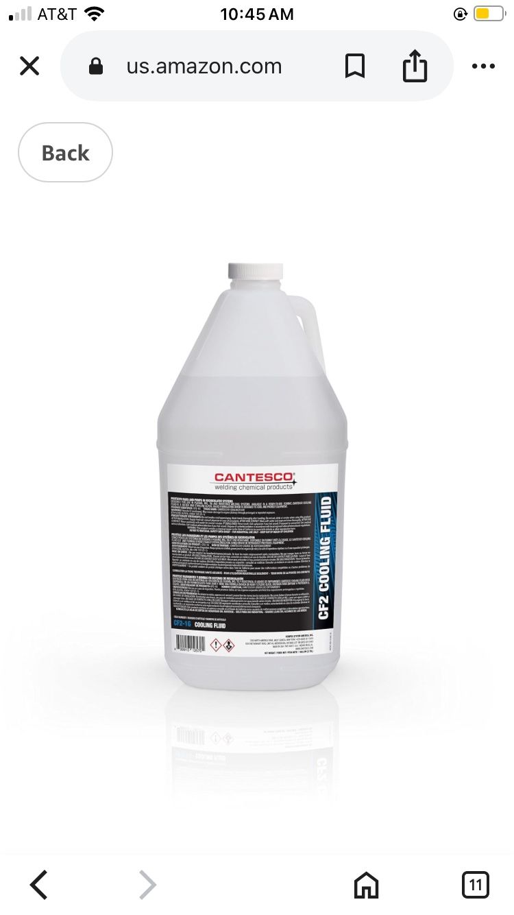 CF2-1G Cooling Fluid Mid Temperature, 6 Degrees F, 1 gal Jug, CF2-1G